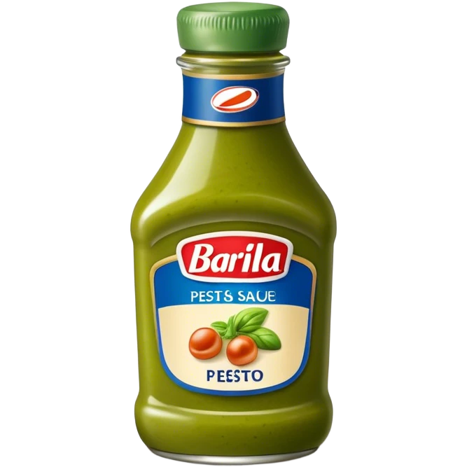 Barilla, Pesto Sauce bottle emoji