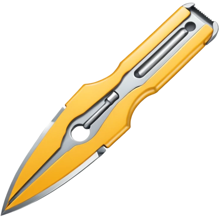 generate me a metalic cutter emoji