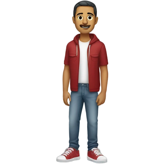 mexican man with sneakers emoji