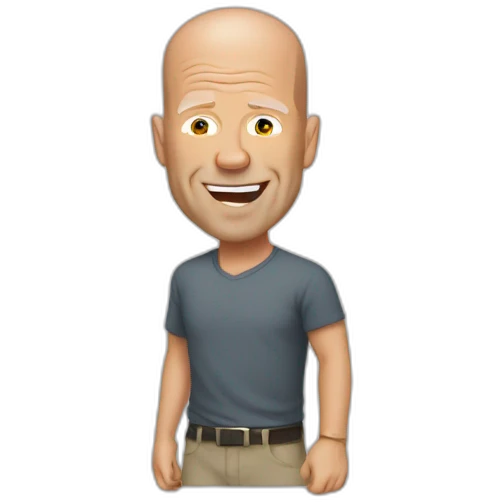 Bruce willis qui boit emoji