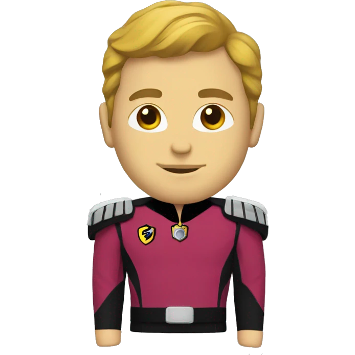 Captain Kirk original series uniform emoji