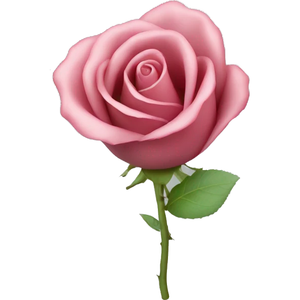 Rolled up rose petal with smoke coming out of it  emoji