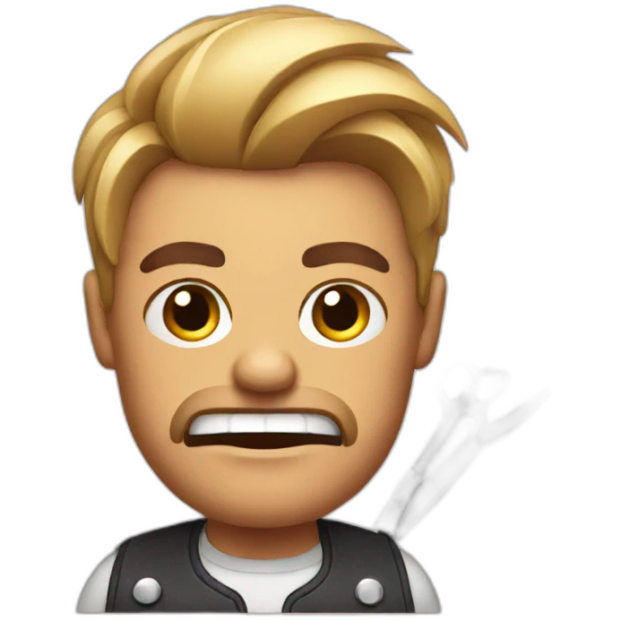 angry hairdresser emoji