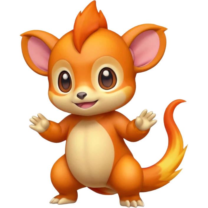 Chimchar full body emoji