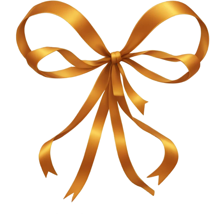 A bow  emoji