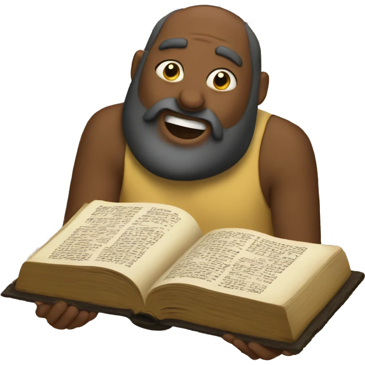 Reading bible  emoji