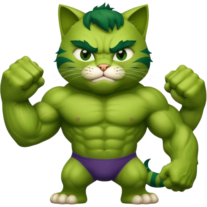CAT+Hulk emoji