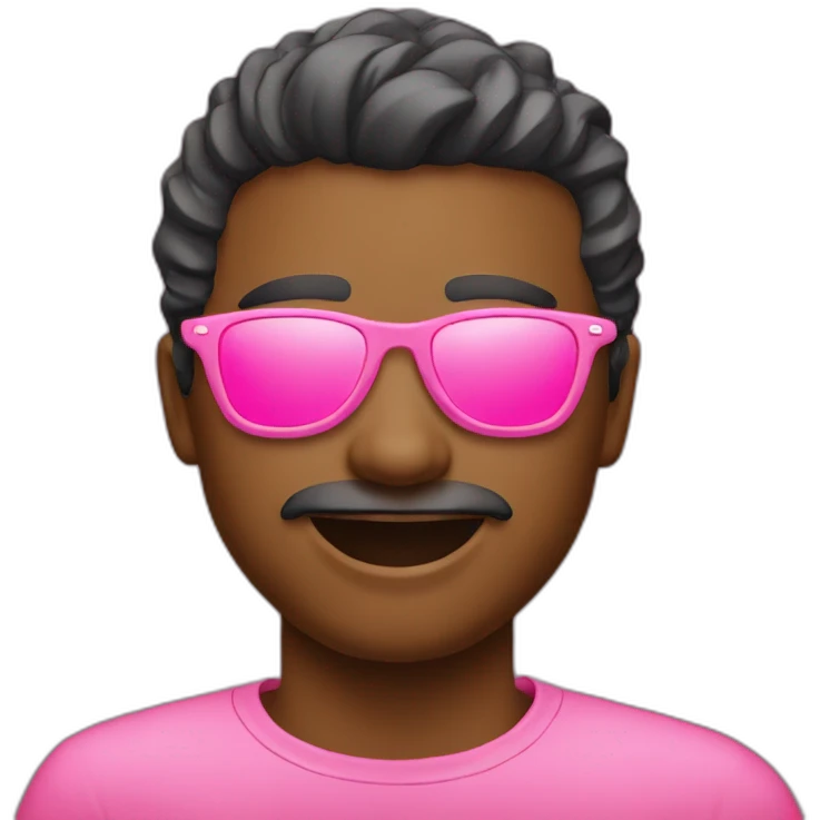 Pink sunglasses smiley’s  emoji