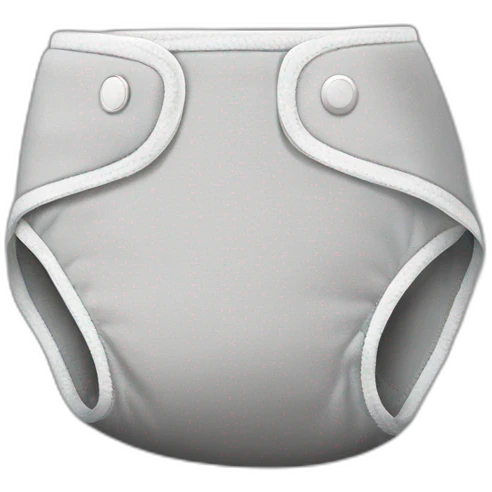gray diaper emoji