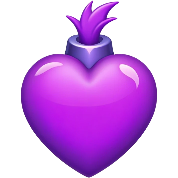 pastek purple heart emoji