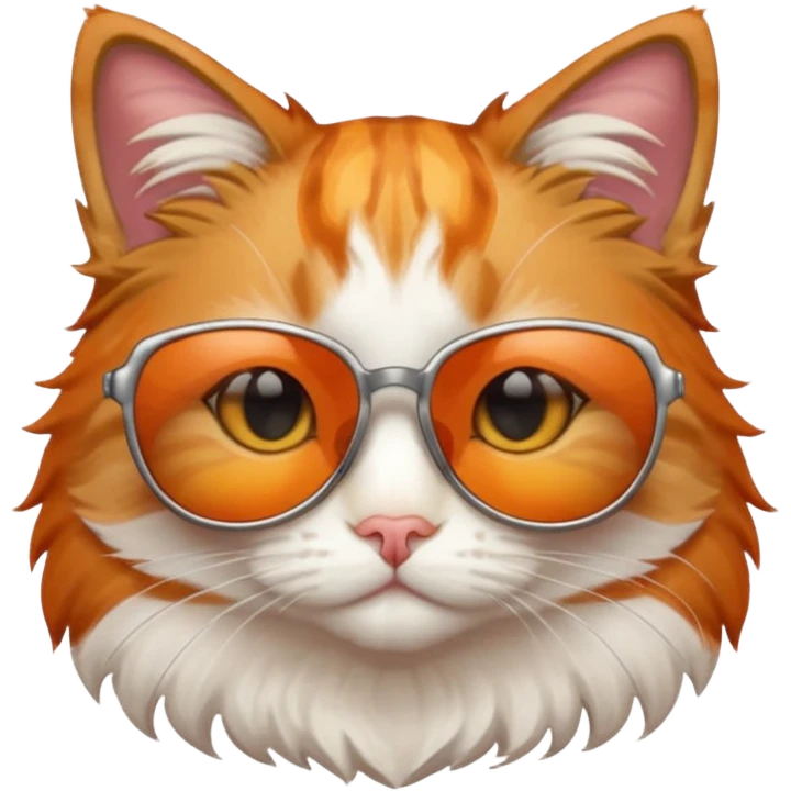 Cat wearing sunglasses emoji