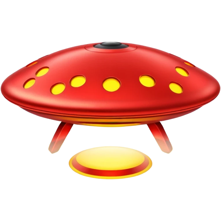red UFO emoji