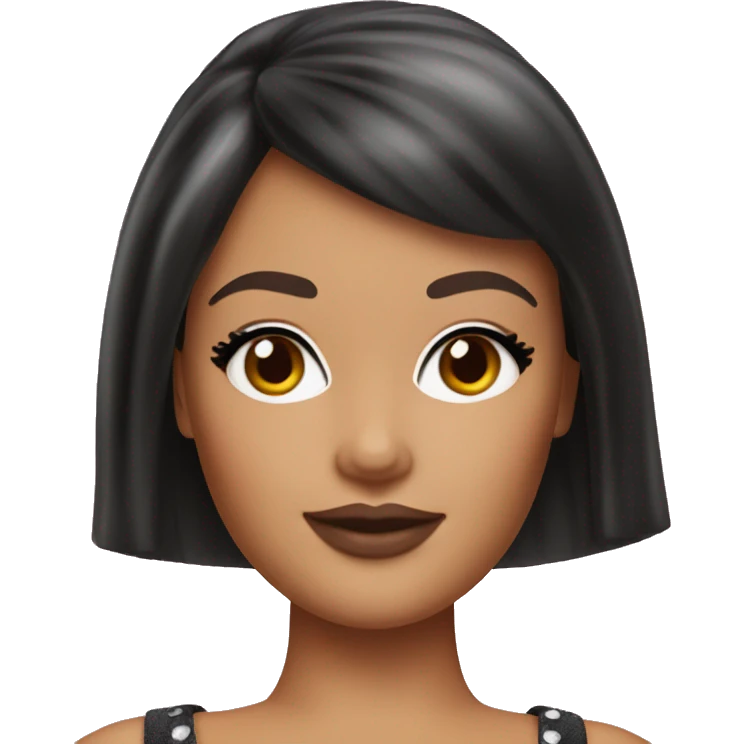 Barbie Odile with bangs emoji