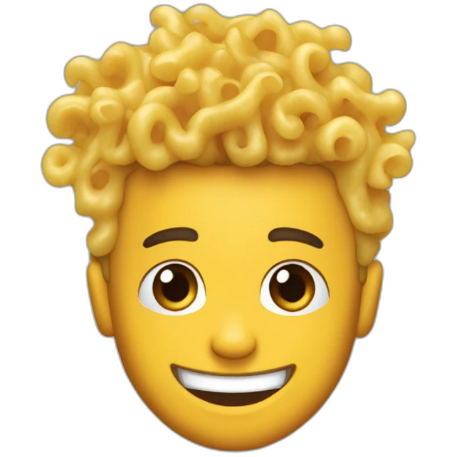 Neymar mac and cheese hair emoji