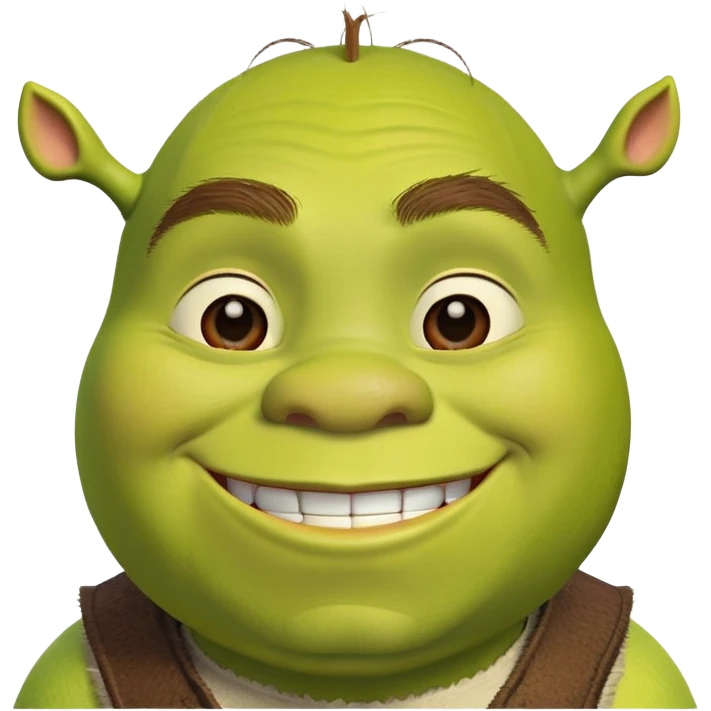 Crée un emoji Shrek  emoji
