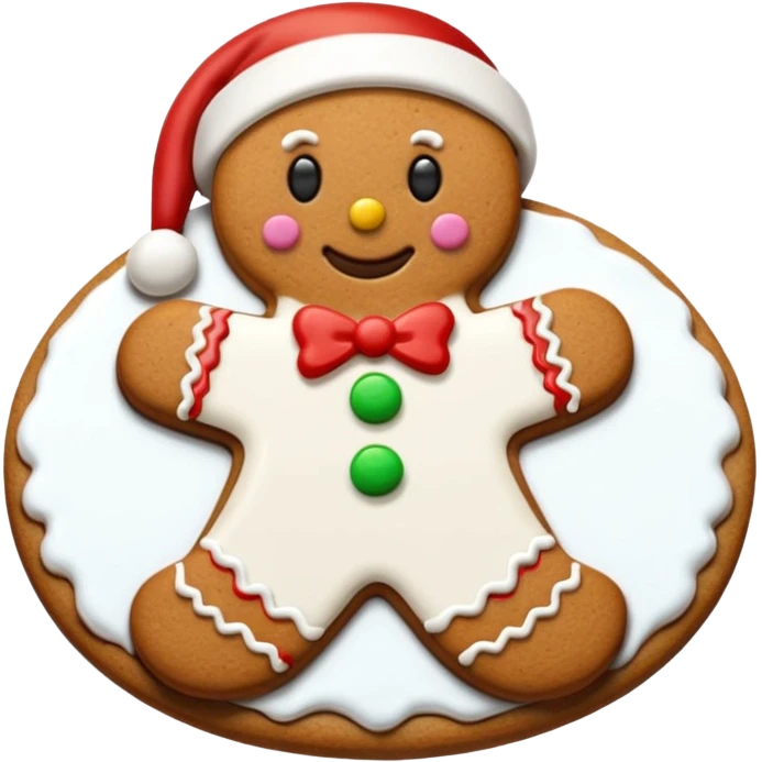 christmas cookie emoji