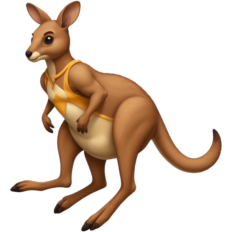 Kangourou qui saute emoji