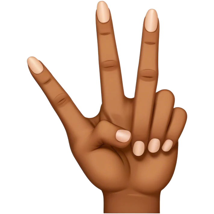 Middle finger emoji
