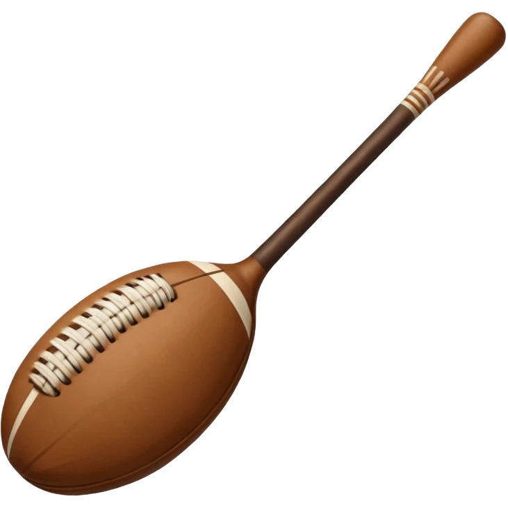 Hurley and sliotar as in what's used for the Irish sport  emoji