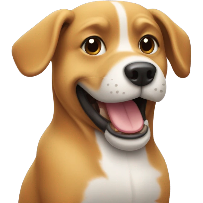 Dog with thumbs up emoji