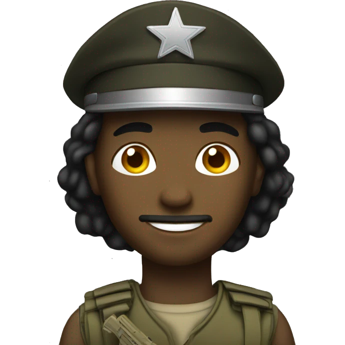 black soldier emoji