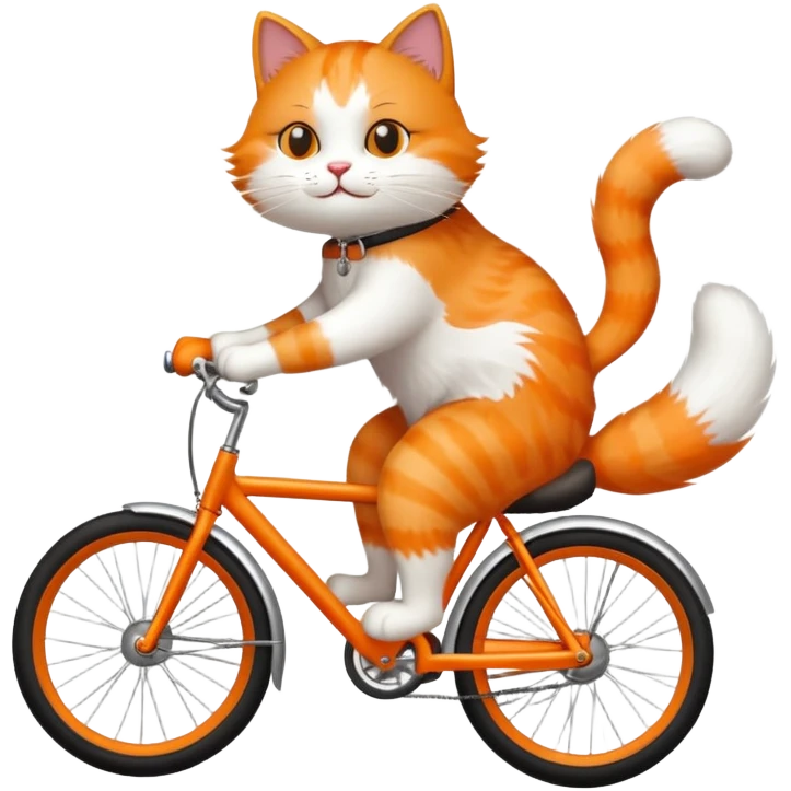 Cat on a bike  emoji