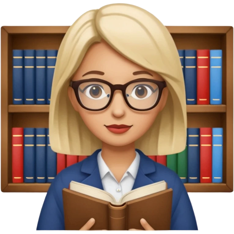 Librarian in foreign countries emoji