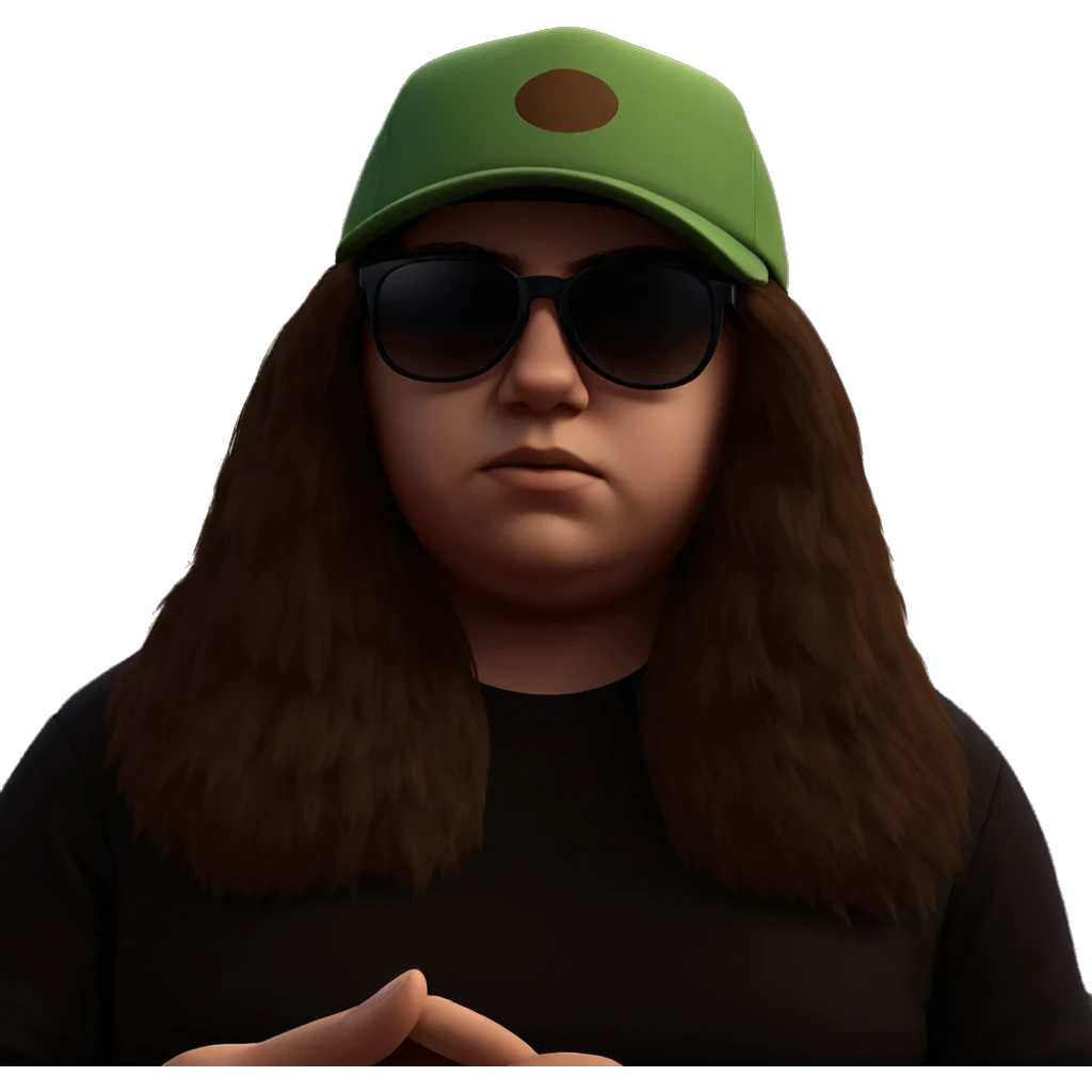 boy in hat with sunglasses emoji