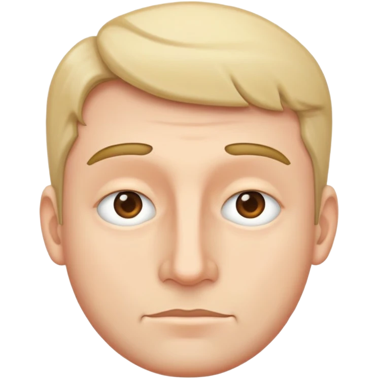 man with a face on top of his face emoji
