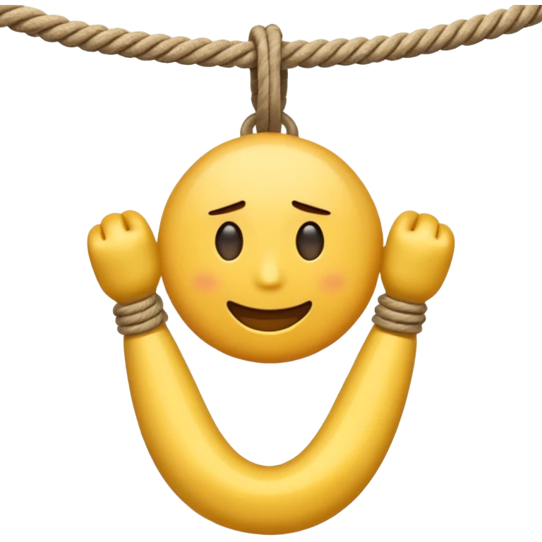 Hanging by a Noose around the neck emoji emoji