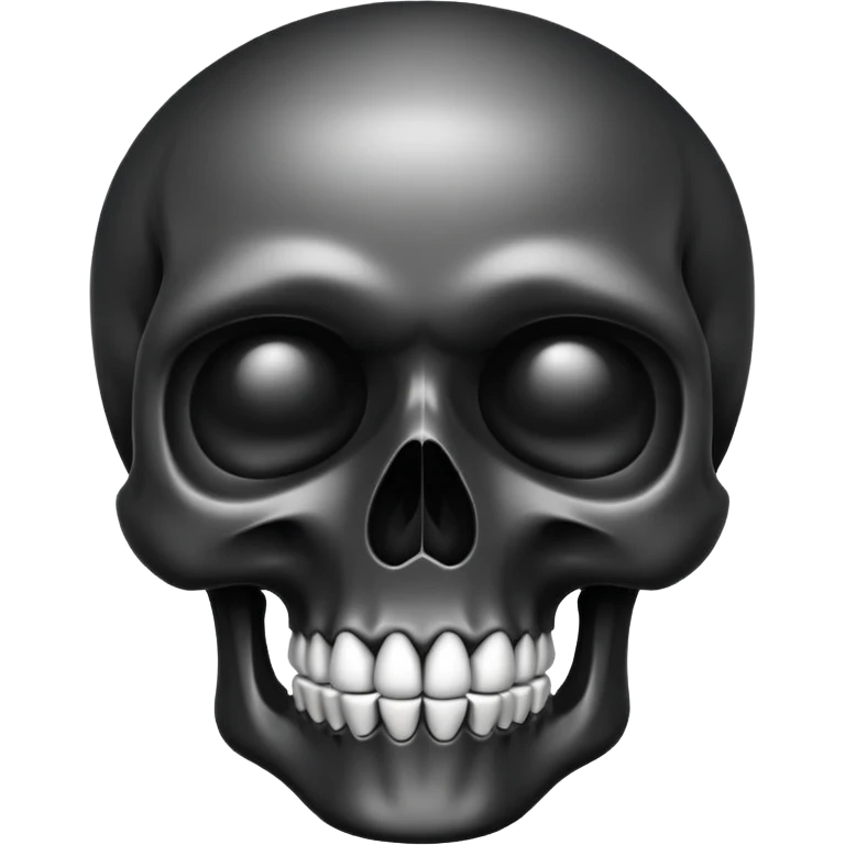 black skull emoji
