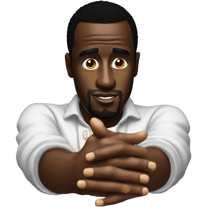 P diddy with oil in his hands emoji