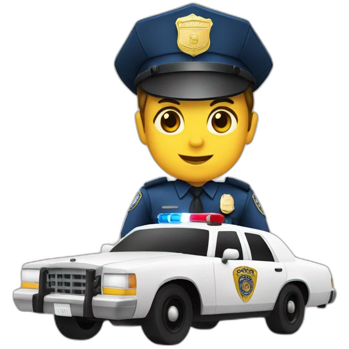 cop car emoji