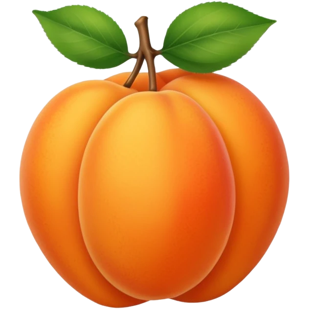 El albaricoque (conocido en países  emoji