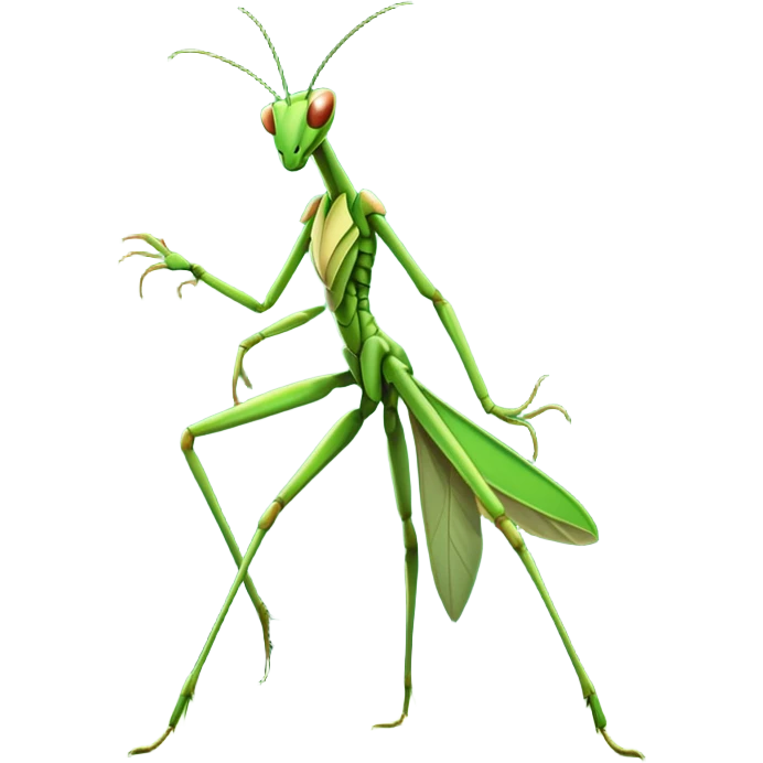 Praying maparaying mantis posing as a stripperntis acting like a stripper emoji