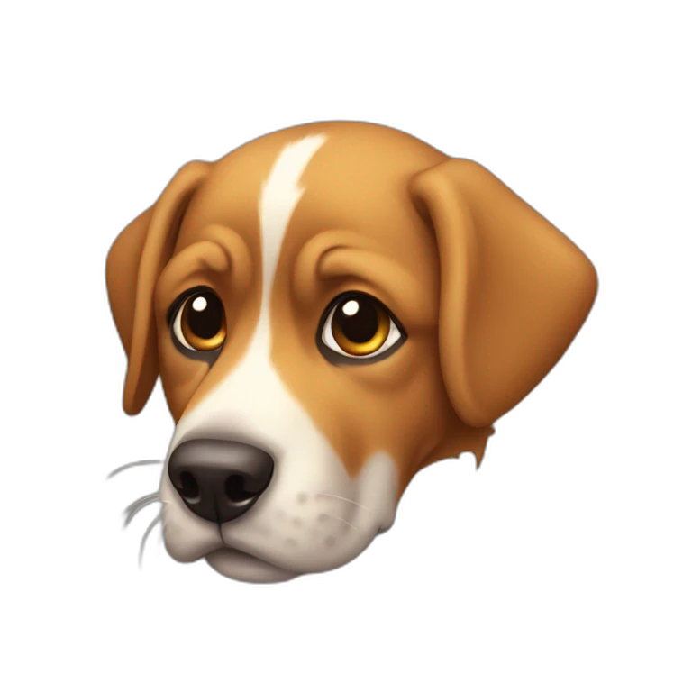 perro enfadado emoji