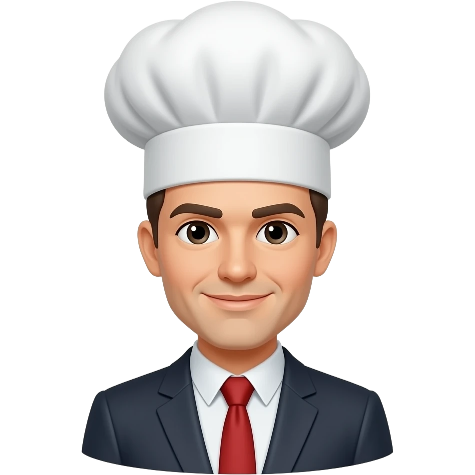 Executive white paper Chefs Hats emoji