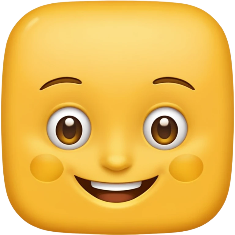 Smile, face, yellow emoji
