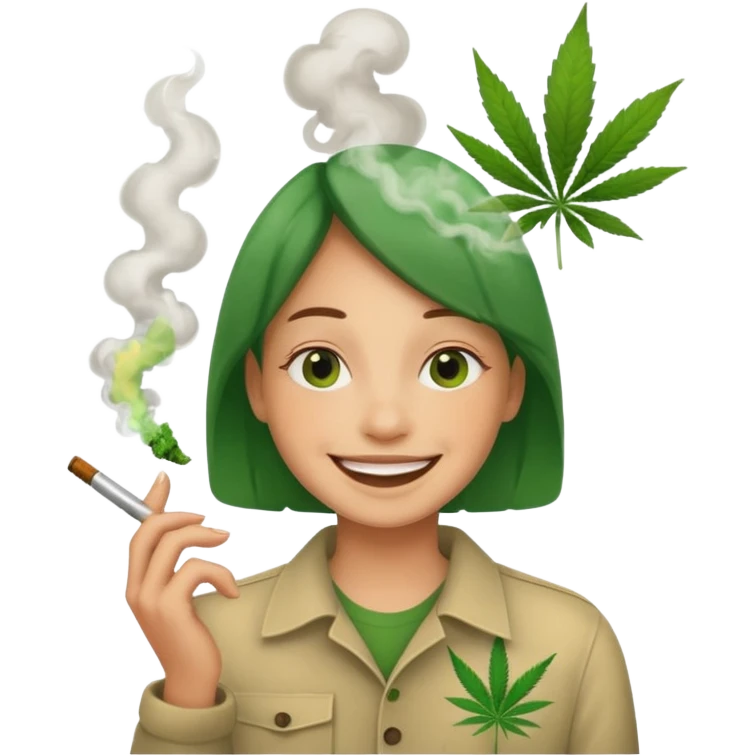 Smoking high emoji