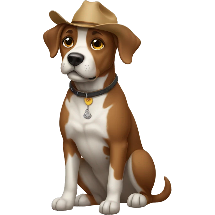 Country dog emoji