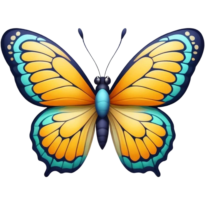 A cute butterfly  emoji