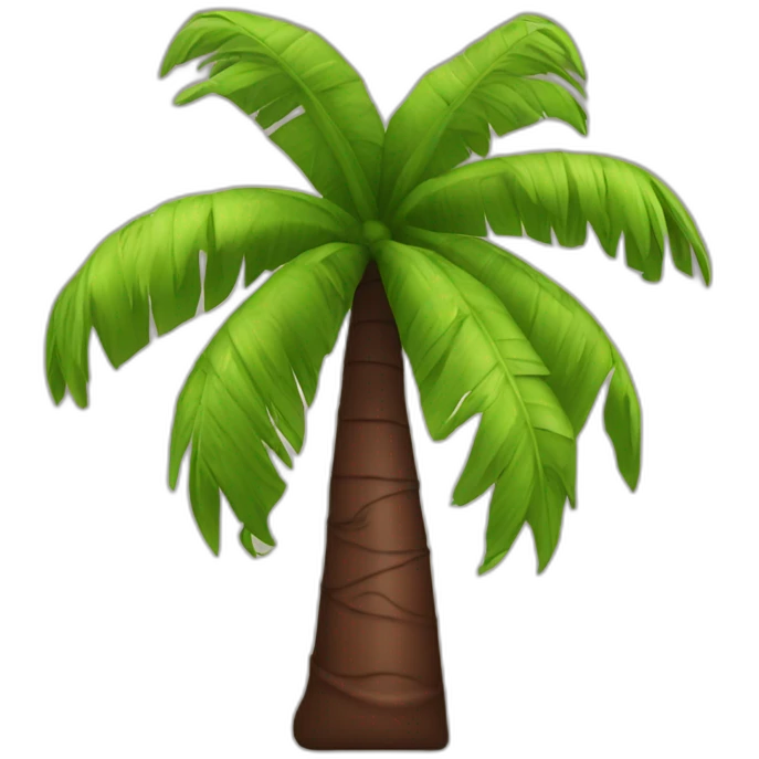 chocolate palm tree emoji