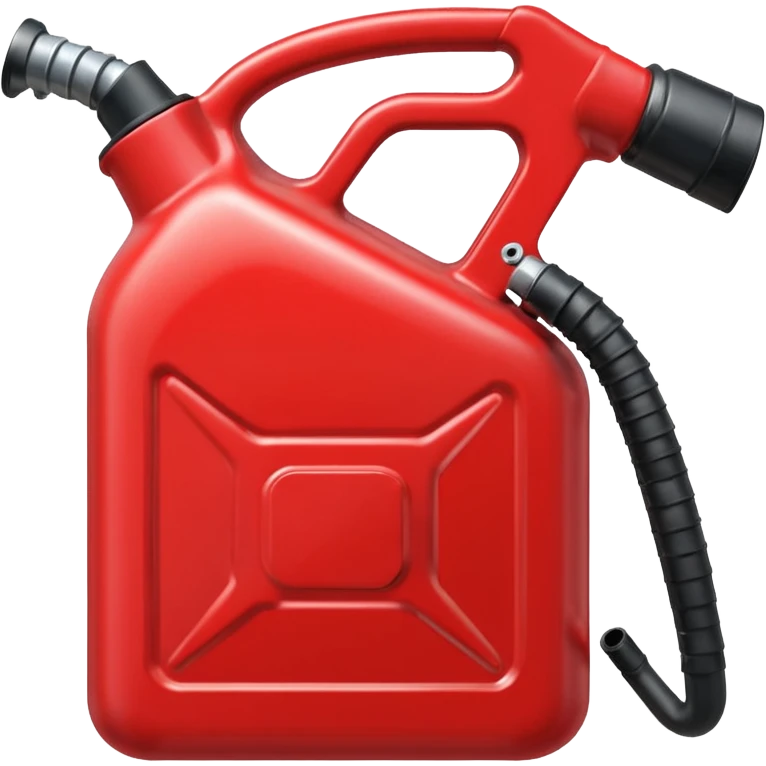 2d red gas can ios emoji with black nozzle emoji