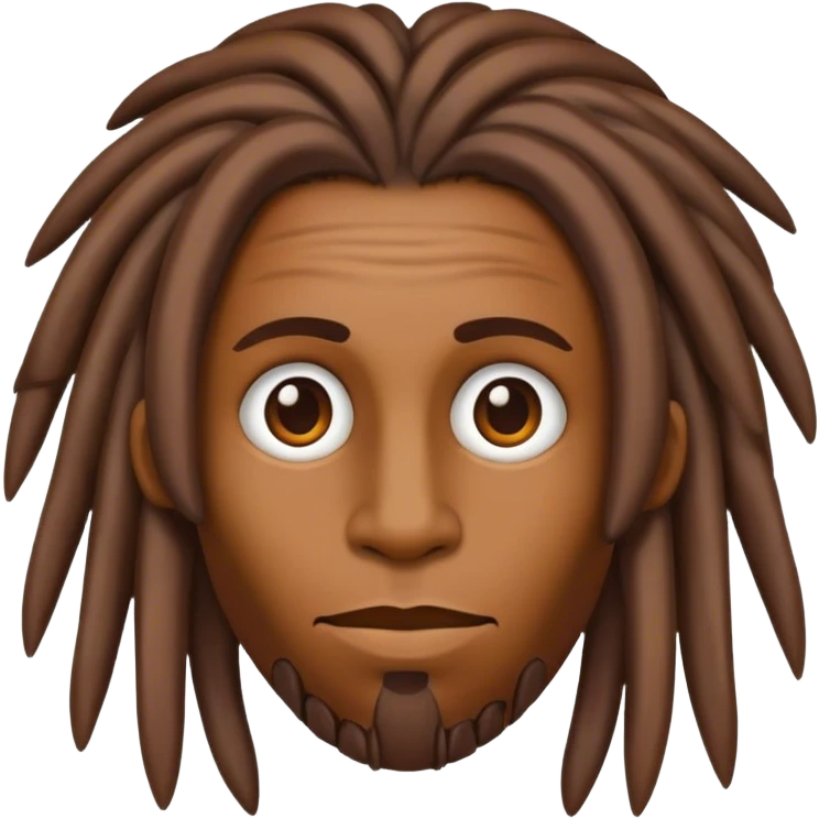 nonchalant dreadhead  emoji