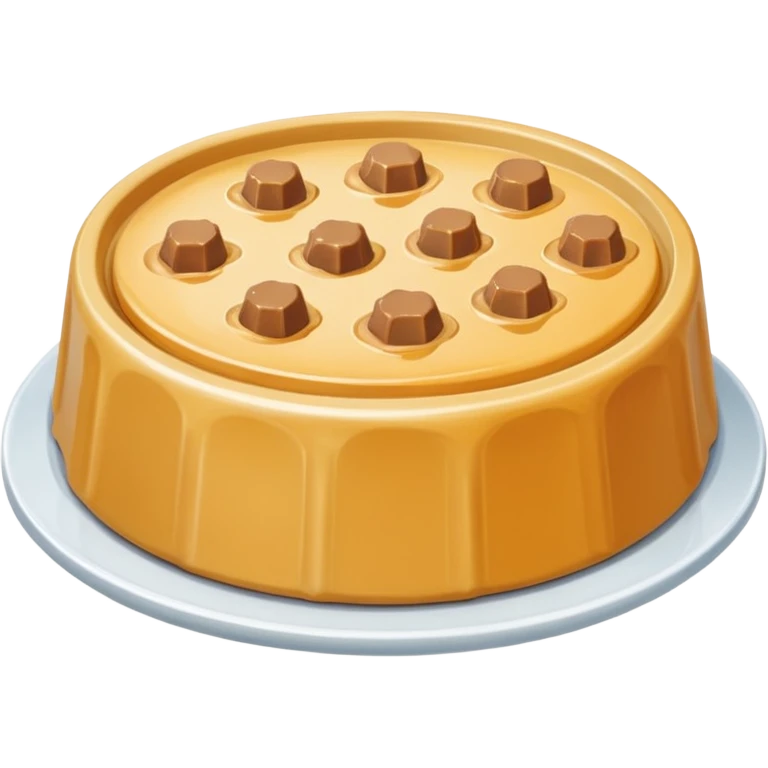 Freshpet, wet, pate, plate , shape of a can, moist, soft emoji