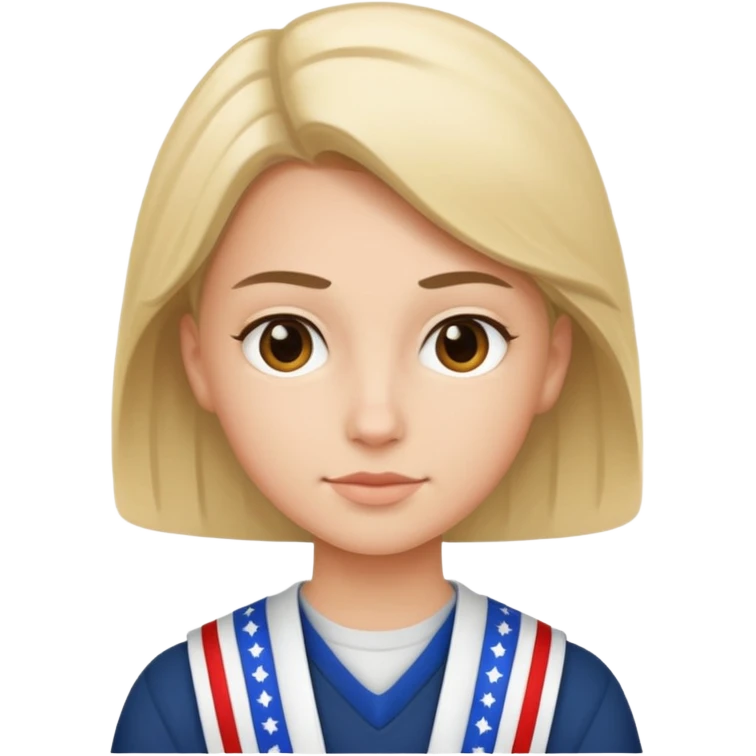 USA styled student emoji
