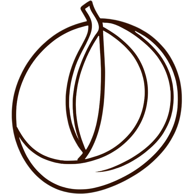 classic brown coffee bean emoji