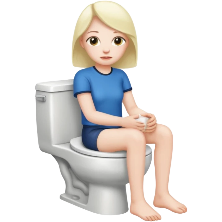 Me sitting on the toilet emoji
