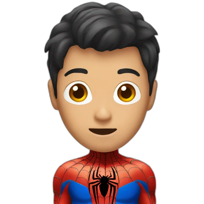 Asian Spiderman emoji