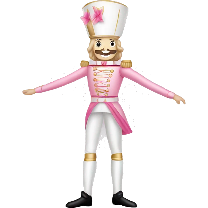 Light pink nutcracker emoji